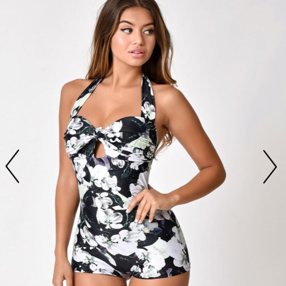 Unique vintage one piece swimsuit